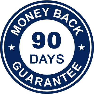 90-day money-back guarantee